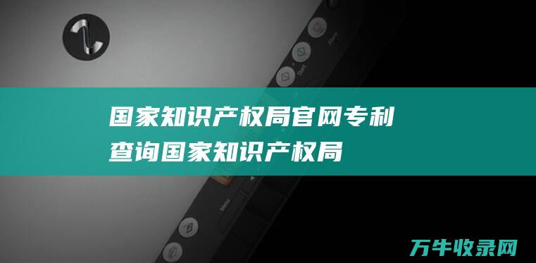 国家知识产权局官网专利查询 国家知识产权局