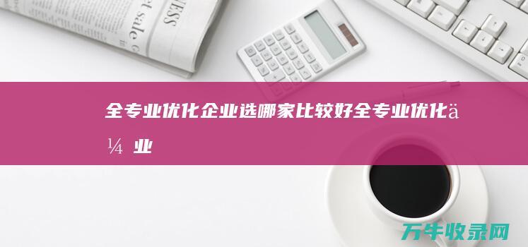 全专业优化企业选哪家比较好 (全专业优化企业)