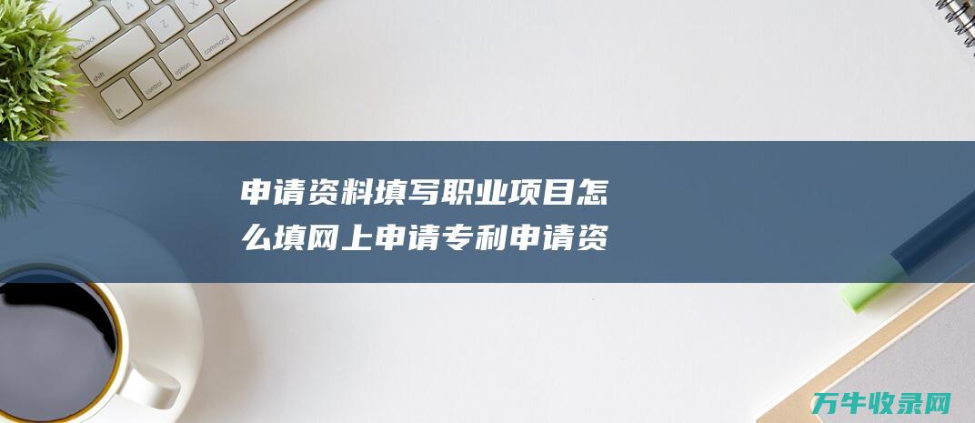 申请资料填写职业项目怎么填网上申请申请资