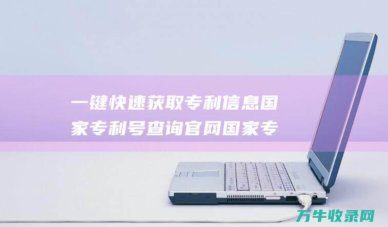 一键快速获取专利信息 国家专利号查询官网 国家专利号查询网站