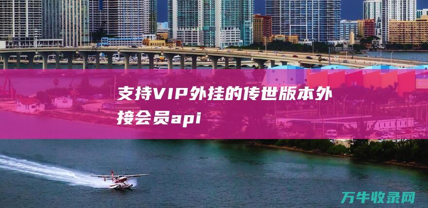 支持VIP外挂的版本外接会员api