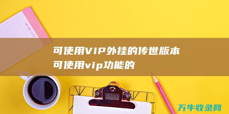 可使用VIP外挂的版本可使用vip的