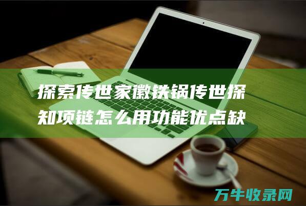 探索传世家徽铁锅 传世探知项链怎么用 功能 优点 缺点和购买指南