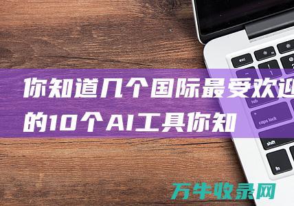 你知道几个 国际最受欢迎的10个AI工具 (你知道几个国家)