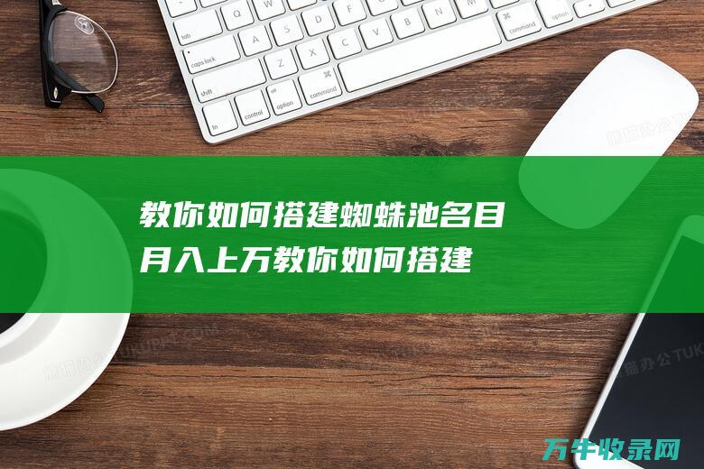 教你如何搭建蜘蛛池名目月入上万 (教你如何搭建电视机)