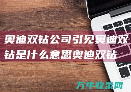 奥迪双钻公司引见 奥迪双钻是什么意思 (奥迪双钻公司还在吗)