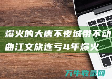 爆火的大唐不夜城带不动曲江文旅 连亏4年 (爆火的大唐不灭的小说)