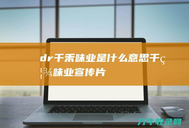 dr千禾味业是什么意思 (千禾味业宣传片)