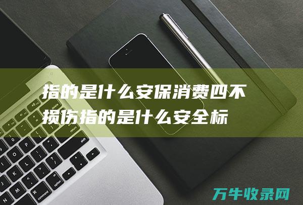 指的是什么安保消费指的是什么安全标