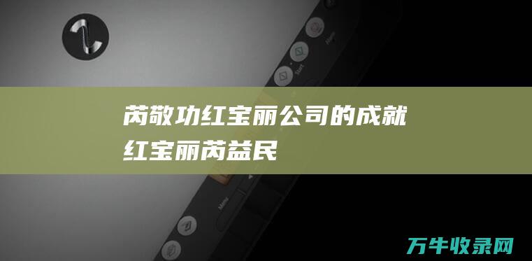 芮敬功红宝丽公司的成就红宝丽芮益民